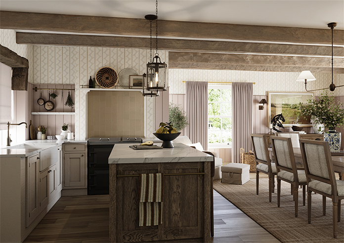 Oslo, Baby Pink - Made to Measure Curtains - Image 7